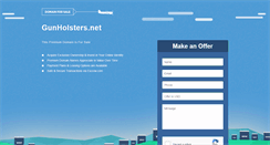 Desktop Screenshot of gunholsters.net